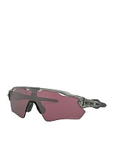 Oakley Radar Ev Path Ανδρικά Γυαλιά Ηλίου με Γκρι Κοκκάλινο Σκελετό και Κόκκινο Φακό OO9208-82