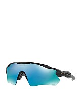 Oakley Radar EV Path Ανδρικά Γυαλιά Ηλίου με Μαύρο Κοκκάλινο Σκελετό και Μπλε Polarized Καθρέφτη Φακό OO9208-55