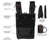 PC Convertible Hydration Carrier 3 Lt Μαύρο ONE SIZE