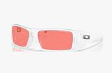 Oakley GasCan Ανδρικά Γυαλιά Ηλίου με Διάφανο Κοκκάλινο Σκελετό και Κόκκινο Φακό OO9014-C9