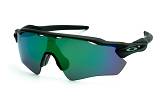 Oakley Radar Ev Path Ανδρικά Γυαλιά Ηλίου με Μαύρο Κοκκάλινο Σκελετό και Πράσινο Καθρέφτη Φακό OO9208-F0