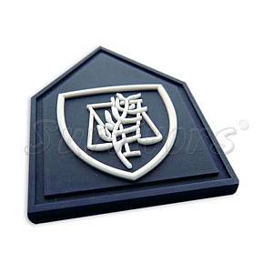 Βαθμοί αστυνομίας 3D πέτου με Velcro (ζευγάρι)