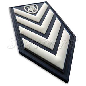 Βαθμοί αστυνομίας 3D πέτου με Velcro (ζευγάρι)