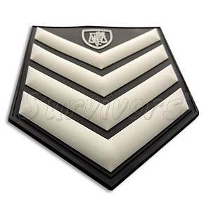 Βαθμοί αστυνομίας 3D Μπράτσου με Velcro (ζευγάρι)