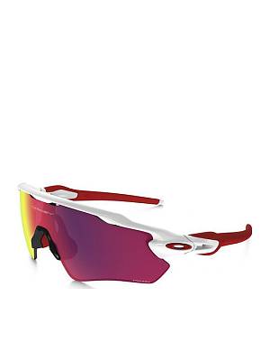 Oakley Radar Ev Path Ανδρικά Γυαλιά Ηλίου με Λευκό Κοκκάλινο Σκελετό και Μωβ Φακό OO9208-05