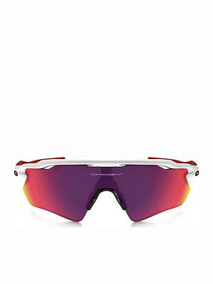 Oakley Radar Ev Path Ανδρικά Γυαλιά Ηλίου με Λευκό Κοκκάλινο Σκελετό και Μωβ Φακό OO9208-05