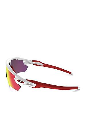 Oakley Radar Ev Path Ανδρικά Γυαλιά Ηλίου με Λευκό Κοκκάλινο Σκελετό και Μωβ Φακό OO9208-05