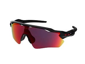 Oakley Radar Ev Path Ανδρικά Γυαλιά Ηλίου με Μαύρο Κοκκάλινο Σκελετό και Μωβ Καθρέφτη Φακό OO9208-46