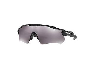 Oakley Radar Ev Path Ανδρικά Γυαλιά Ηλίου με Μαύρο Κοκκάλινο Σκελετό και Μαύρο Καθρέφτη Φακό OO9208-52