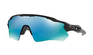 Oakley Radar Ev Path με Μαύρο Κοκκάλινο Σκελετό και Μπλε Polarized Καθρέφτη Φακό OO9208-55