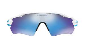 Oakley Radar Ev Path Ανδρικά Γυαλιά Ηλίου με Λευκό Κοκκάλινο Σκελετό και Μπλε Καθρέφτη Φακό OO9208-57