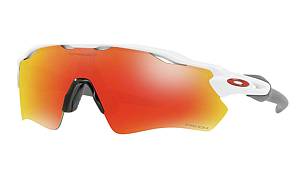 Oakley Radar Ev Path Ανδρικά Γυαλιά Ηλίου με Λευκό Κοκκάλινο Σκελετό και Κόκκινο Καθρέφτη Φακό OO9208-72