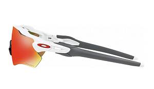 Oakley Radar Ev Path Ανδρικά Γυαλιά Ηλίου με Λευκό Κοκκάλινο Σκελετό και Κόκκινο Καθρέφτη Φακό OO9208-72