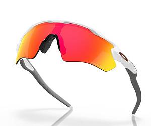 Oakley Radar Ev Path Ανδρικά Γυαλιά Ηλίου με Λευκό Κοκκάλινο Σκελετό και Κόκκινο Καθρέφτη Φακό OO9208-72