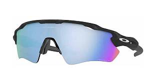 Oakley Radar Ev Path με Μαύρο Κοκκάλινο Σκελετό και Μπλε Polarized Καθρέφτη Φακό OO9208-C0