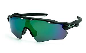 Oakley Radar Ev Path Ανδρικά Γυαλιά Ηλίου με Μαύρο Κοκκάλινο Σκελετό και Πράσινο Καθρέφτη Φακό OO9208-F0