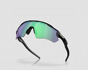 Oakley Radar Ev Path Ανδρικά Γυαλιά Ηλίου με Μαύρο Κοκκάλινο Σκελετό και Πράσινο Καθρέφτη Φακό OO9208-F0