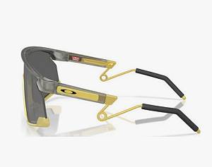 Oakley Bxtr Unisex Γυαλιά Ηλίου με Κίτρινο Κοκκάλινο Σκελετό και Γκρι Φακό OO9237-14
