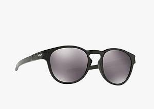Oakley Latch Ανδρικά Γυαλιά Ηλίου με Μαύρο Κοκκάλινο Σκελετό και Μαύρο Καθρέφτη Φακό OO9265-27