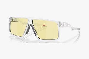 Oakley Prizm Ανδρικά Γυαλιά Ηλίου με Διάφανο Κοκκάλινο Σκελετό και Κίτρινο Φακό OO9285-04