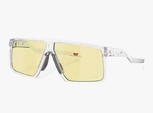 Oakley Prizm Ανδρικά Γυαλιά Ηλίου με Διάφανο Κοκκάλινο Σκελετό και Κίτρινο Φακό OO9285-04