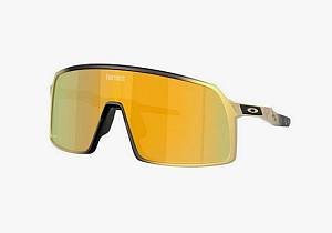 Oakley Sutro Ανδρικά Γυαλιά Ηλίου με Μαύρο Κοκκάλινο Σκελετό και Χρυσό Καθρέφτη Φακό OO9406-C2