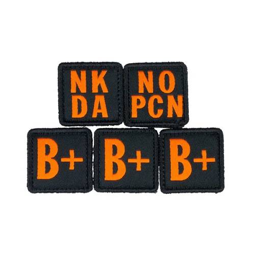 5.11 Blood Type Patch Kit B Positive