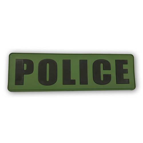 Σήμα Police Πλάτης PVC 3D 27 x 8 cm (Χαμηλής Ορατότητας) Τεμάχιο