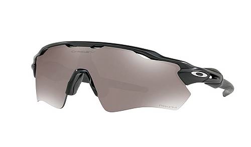 Oakley Radar Ev Path Ανδρικά Γυαλιά Ηλίου με Μαύρο Κοκκάλινο Σκελετό και Μαύρο Polarized Καθρέφτη Φακό OO9208-51