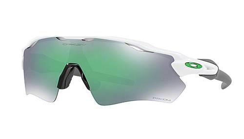Oakley Radar Ev Path Ανδρικά Γυαλιά Ηλίου με Λευκό Κοκκάλινο Σκελετό και Πράσινο Καθρέφτη Φακό OO9208-71
