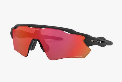 Oakley Radar Ev Path Ανδρικά Γυαλιά Ηλίου με Μαύρο Κοκκάλινο Σκελετό και Κόκκινο Ντεγκραντέ Polarized Καθρέφτη Φακό OO9208-90
