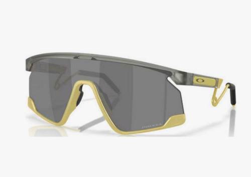 Oakley Bxtr Unisex Γυαλιά Ηλίου με Κίτρινο Κοκκάλινο Σκελετό και Γκρι Φακό OO9237-14