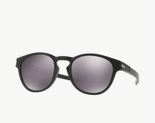 Oakley Latch Ανδρικά Γυαλιά Ηλίου με Μαύρο Κοκκάλινο Σκελετό και Μαύρο Καθρέφτη Φακό OO9265-27