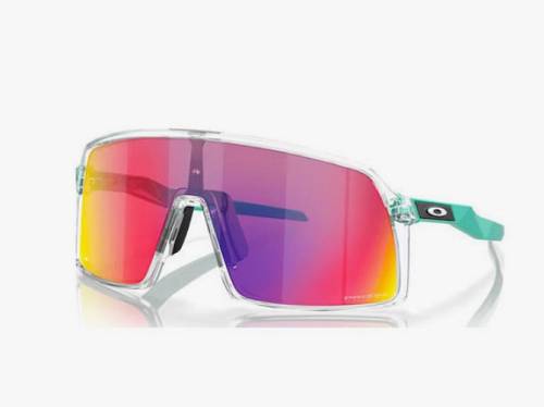 Oakley Sutro Ανδρικά Γυαλιά Ηλίου με Διάφανο Κοκκάλινο Σκελετό και Πολύχρωμο Καθρέφτη Φακό OO9406-B3