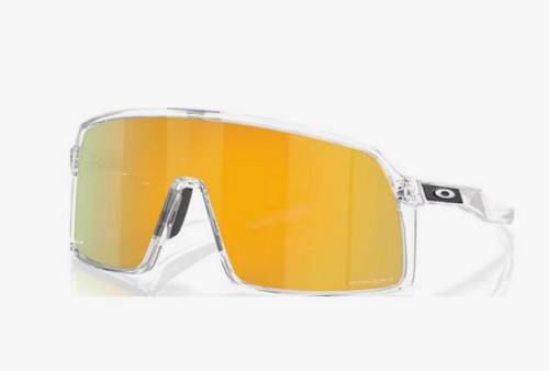Oakley Sutro Ανδρικά Γυαλιά Ηλίου με Διάφανο Κοκκάλινο Σκελετό και Πορτοκαλί Καθρέφτη Φακό OO9406-B5