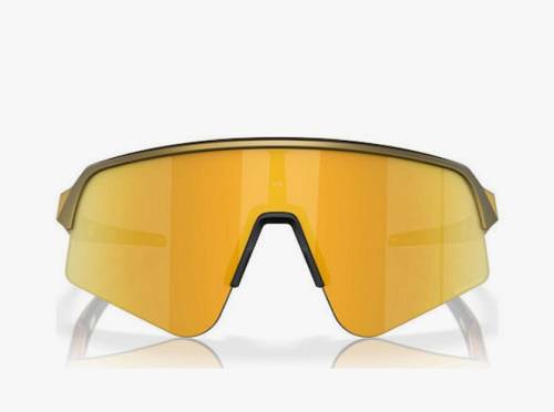 Oakley Sutro Lite Sweep Ανδρικά Γυαλιά Ηλίου με Χρυσό Κοκκάλινο Σκελετό και Κίτρινο Καθρέφτη Φακό OO9465-21