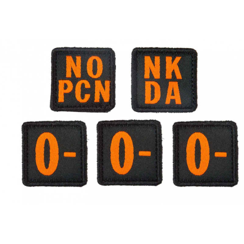5.11 Tactical Blood Type Patch Kit 0 Negative