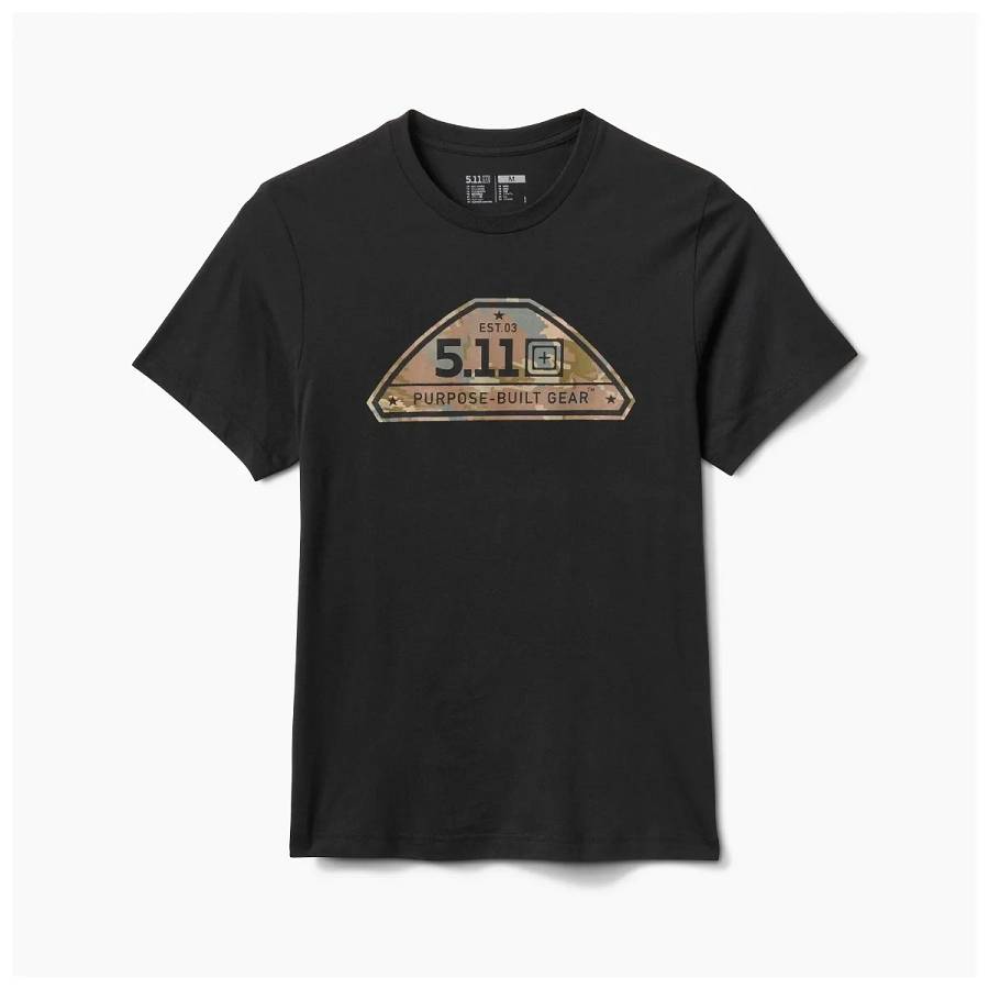 5.11 T-shirt Camo Crest