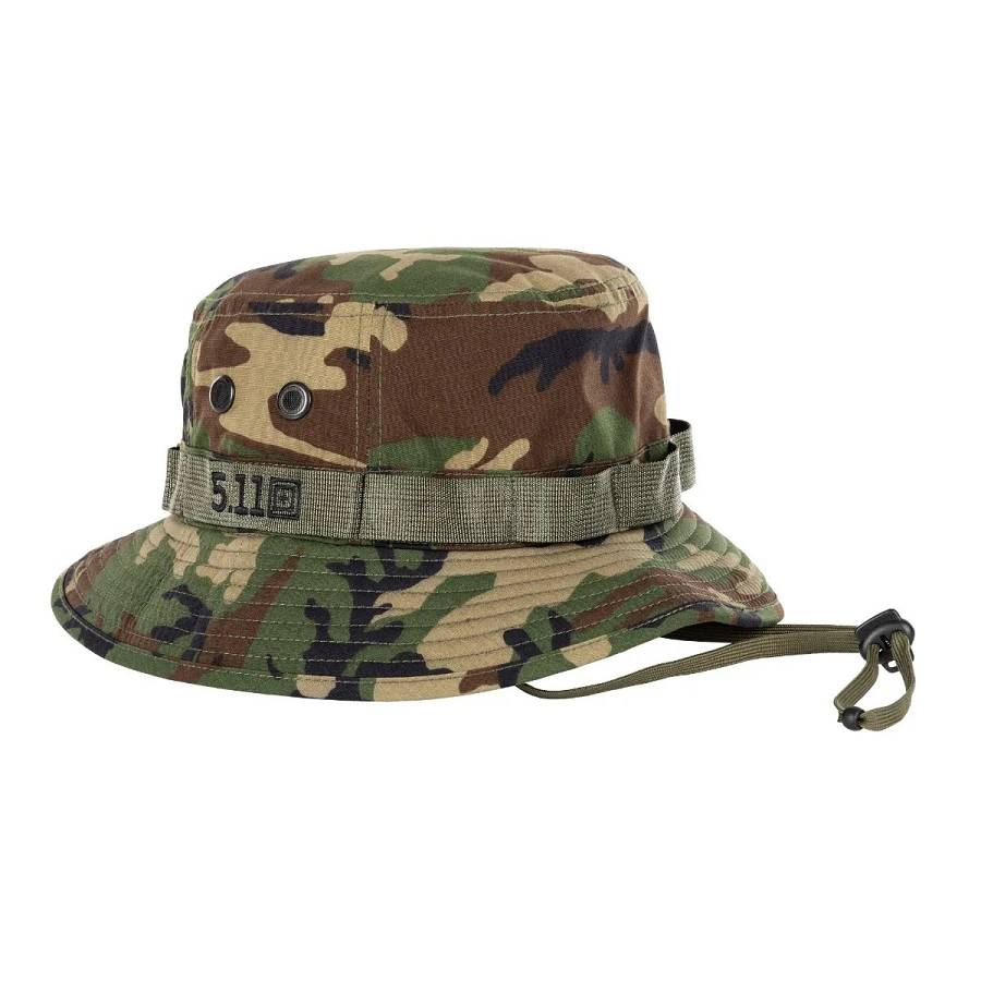 5.11 Καπέλο Boonie Hat Woodland Camo