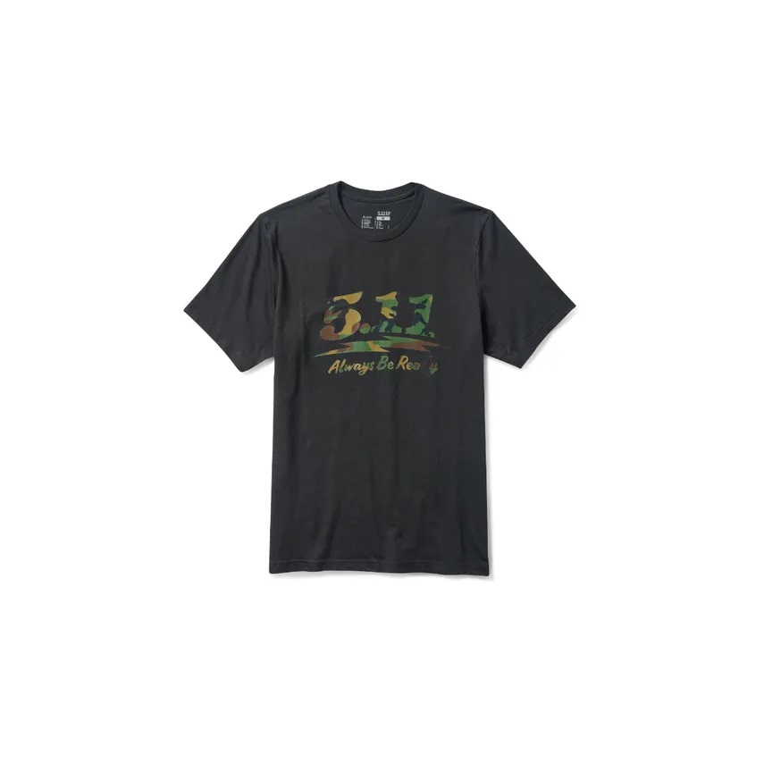5.11 T-shirt Woodland Moto Logo Short Sleeve