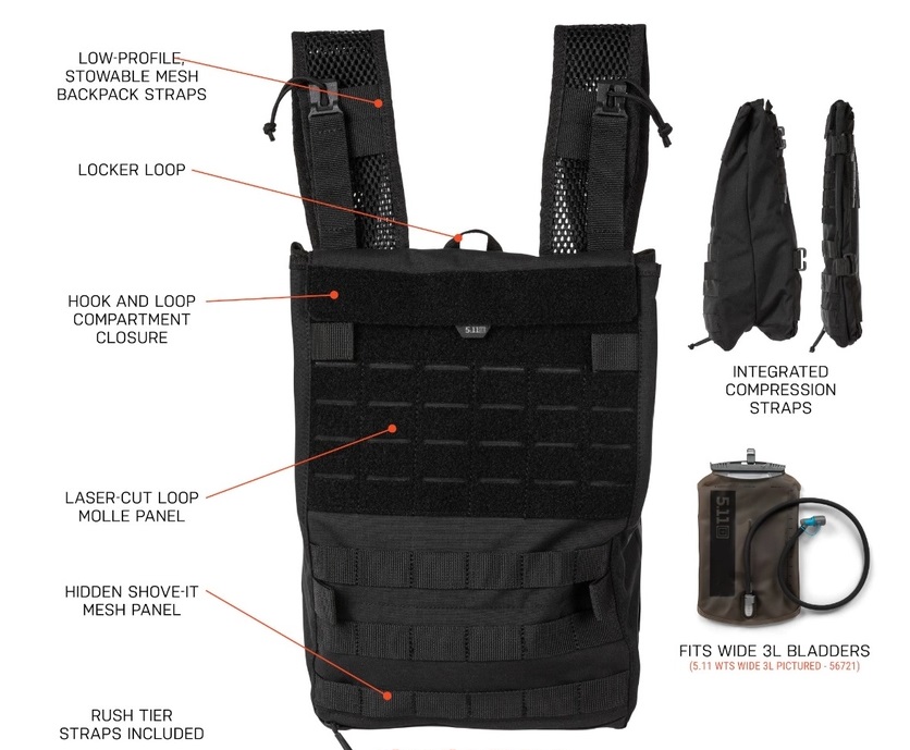PC Convertible Hydration Carrier 3 Lt