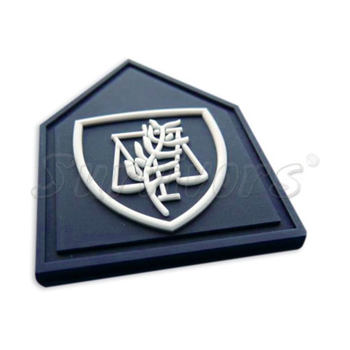 Βαθμοί αστυνομίας 3D πέτου με Velcro (ζευγάρι)