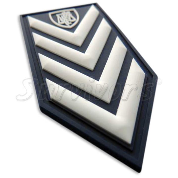 Βαθμοί αστυνομίας 3D πέτου με Velcro (ζευγάρι)