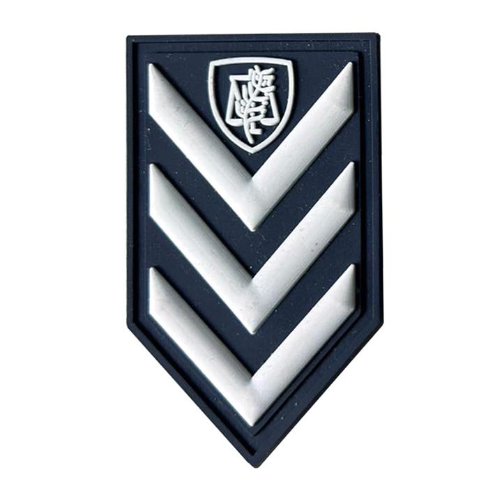 Βαθμοί αστυνομίας 3D πέτου με Velcro (ζευγάρι)
