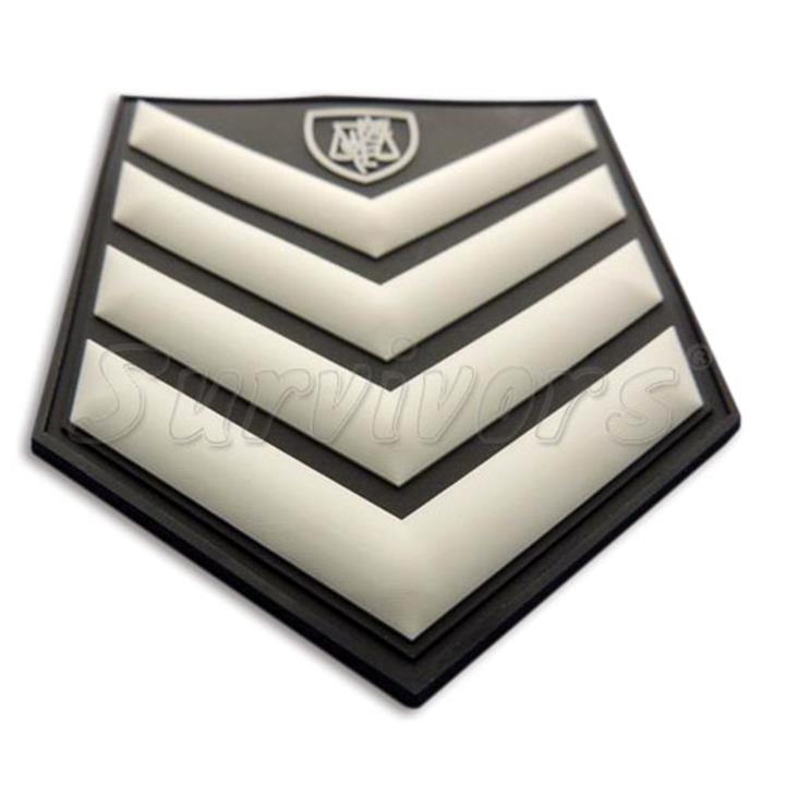 Βαθμοί αστυνομίας 3D Μπράτσου με Velcro (ζευγάρι)