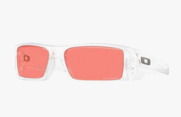 Oakley GasCan Ανδρικά Γυαλιά Ηλίου με Διάφανο Κοκκάλινο Σκελετό και Κόκκινο Φακό OO9014-C9