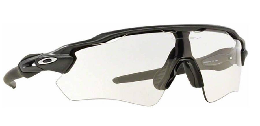 Oakley Radar Ev Path Ανδρικά Γυαλιά Ηλίου με Μαύρο Κοκκάλινο Σκελετό και Διάφανο Φακό OO9208-13