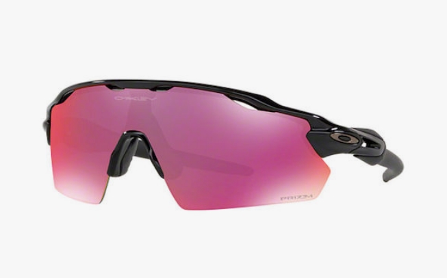 Oakley Radar Ev Pitch Ανδρικά Γυαλιά Ηλίου με Μαύρο Κοκκάλινο Σκελετό και Μωβ Καθρέφτη Φακό OO9211-17