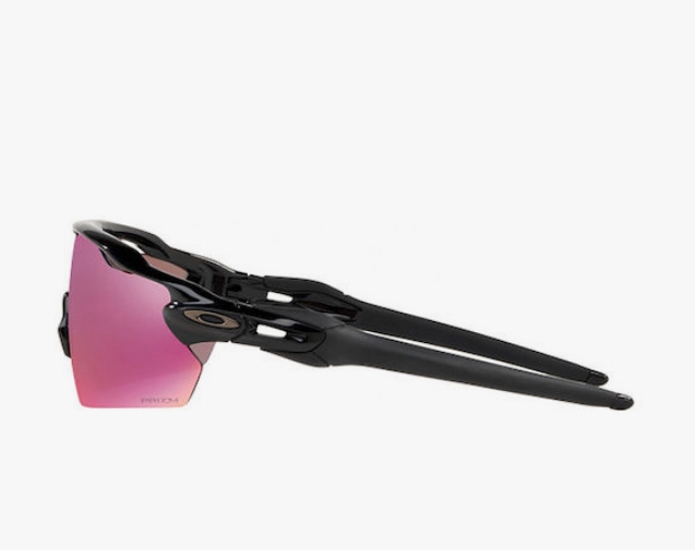 Oakley Radar Ev Pitch Ανδρικά Γυαλιά Ηλίου με Μαύρο Κοκκάλινο Σκελετό και Μωβ Καθρέφτη Φακό OO9211-17