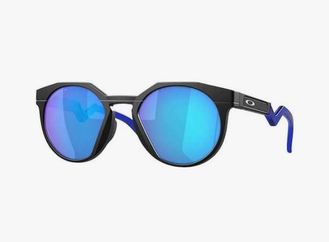 Oakley HSTN Ανδρικά Γυαλιά Ηλίου με Μαύρο Κοκκάλινο Σκελετό και Γαλάζιο Polarized Φακό OO9242-04